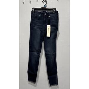 Laurie Felt Silky Ankle Skinny Jeans Vital Stretch Technology Womens XXS Blue